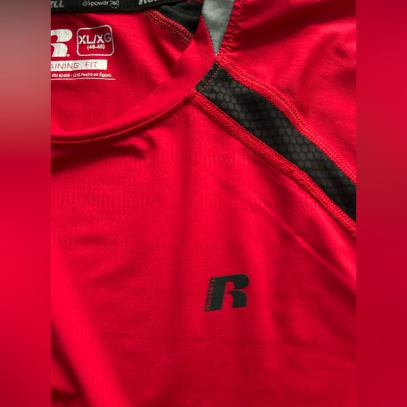 Russell Athletic Dri-Power 360 Training Tee Red Men’s XL NWOT - Picture 9 of 11